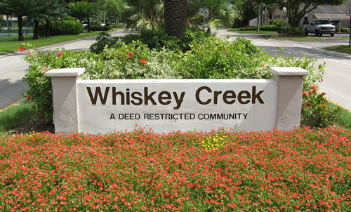 Whiskey Creek Subdivision in South Fort Myers